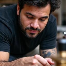 Artista grabado joyería personalizada