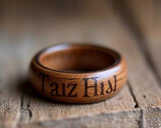 Anillo personalizado con grabado